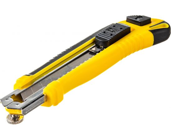 Строительный нож Biber 50119 усиленный, обрезиненный корпус тов-202806 – изображение 2