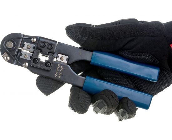 Клещи для обжима коннектеров Electraline RG45 8P8C и RG11 6P4C 500303 – изображение 2