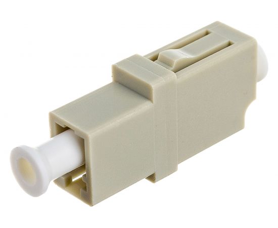 Оптический проходной адаптер Hyperline FA-P00Z-LC/LC-N/WH-BG LC-LC, MM, simplex, корпус пластик 242820 – изображение 3