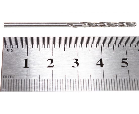 Сверло по металлу (2.45х30х57 мм; ц/х; Р6М5) Туламаш ТМ 56156 – изображение 3