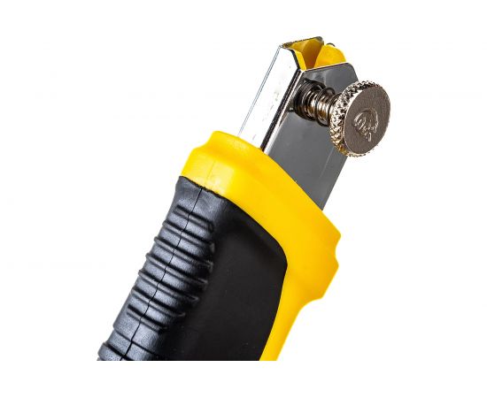 Строительный нож Biber 50119 усиленный, обрезиненный корпус тов-202806 – изображение 3