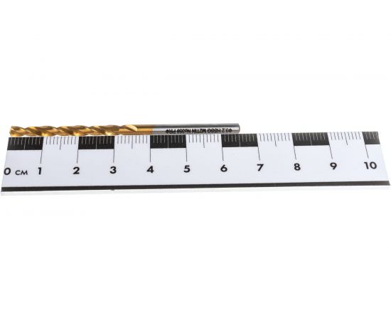 Сверло по металлу Профоснастка 3,2 мм HSS M2 TIN/135 DIN 338, 10 шт., №359 30202039 – изображение 4