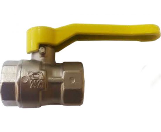 Шаровой кран НЗГА КШ-15 муфтовый, латунный, газ, ВхВ р 00-00000391 – изображение 4