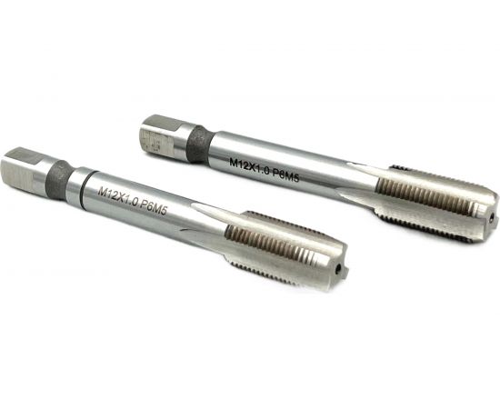 Машинно-ручной метчик TORNERI М12х1 комплект из 2-х штук Р6М5 028717 – изображение 4