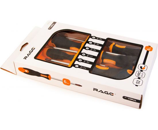 Набор отверток by RAGE VIRA S2 6 шт 307664 – изображение 5