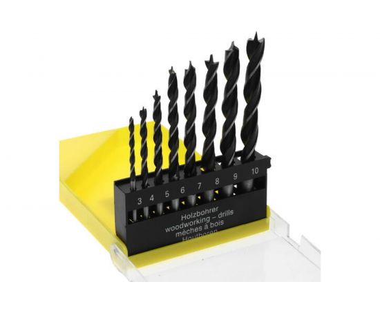 Набор сверл по дереву DH08-1 (8 шт; 3-10 мм) DEKO 065-0531 – изображение 5