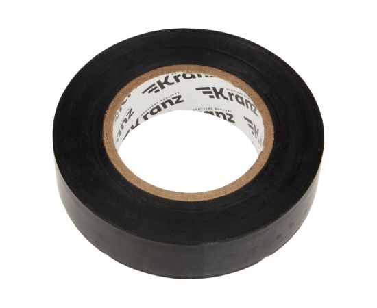 Изолента ПВХ KRANZ 19 мм х 25 м, 0.13 мм, черная KR-09-2206 – изображение 5