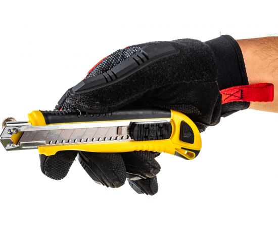 Строительный нож Biber 50119 усиленный, обрезиненный корпус тов-202806 – изображение 5