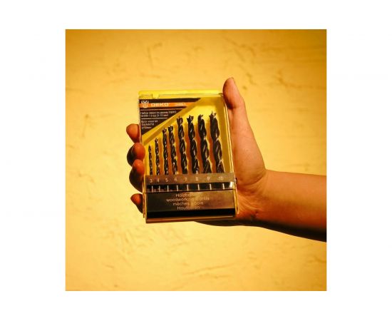 Набор сверл по дереву DH08-1 (8 шт; 3-10 мм) DEKO 065-0531 – изображение 7