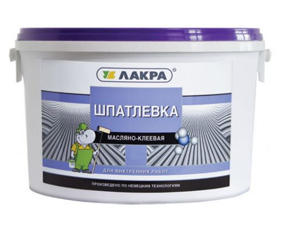 Шпатлевка масляно-клеевая 25 кг Лакра 90000969333 