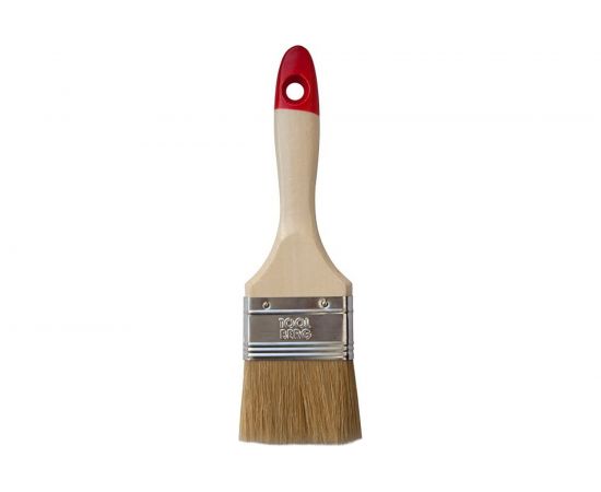 Плоская кисть Toolberg Эксперт 2,5"", белая 0101125 