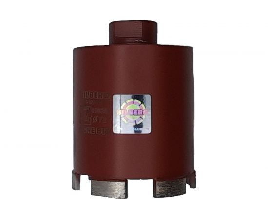 Коронка алмазная Industrial Laser Micro Hit 72 мм под пылеудалитель Hilberg HI825 