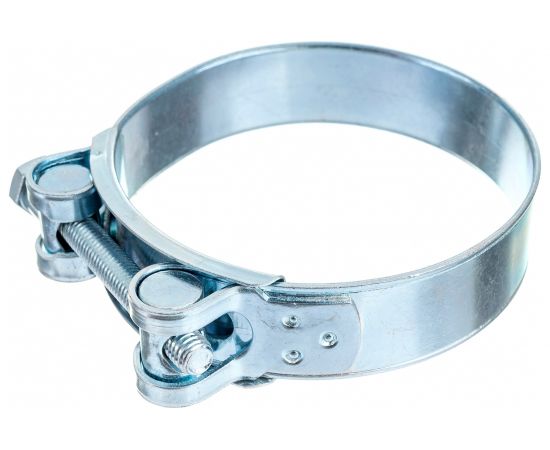 Силовой хомут Nord-Yada Д: 86-91 мм, Ш: 24 мм, Т: 1.5 мм, болт: М8х70, оцинкованная сталь 906002 