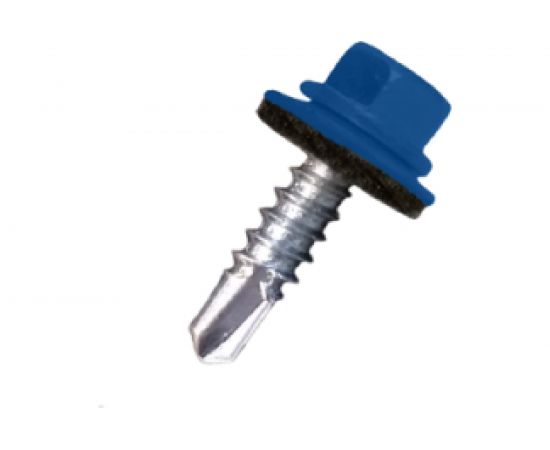 Саморез по металлу Daxmer св. №2 4,8х19 RAL 5005 10432 