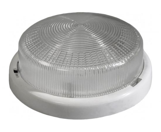 Светильник с ободком ЭРА НБО 05100001 Рондо пластик/стекло E27 max 100Вт круг белый Б0053071 