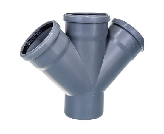 Канализационная крестовина Ostendorf 45 градусов, 110 мм 115880 