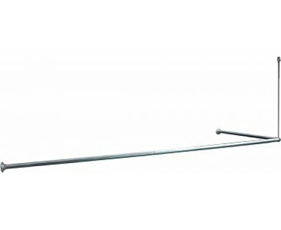 Угловой карниз для ванной комнаты IDDIS глянцевый хром 050A200I14 