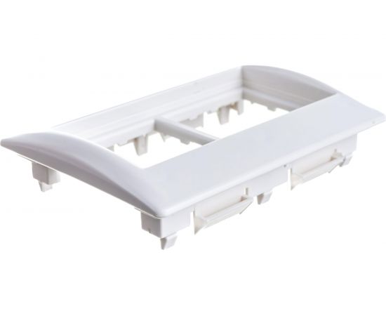 Рамка и суппорт IEK для кабель-канала Праймер, на 4 модуля, 75 мм, CKK-40D-RSU4-075-K01 