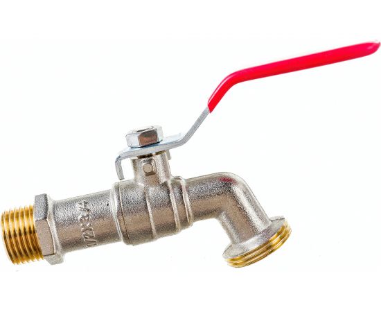 Шаровой садовый кран Профитт 1/4 оборотов, НР, 1/2х3/4 2104213 