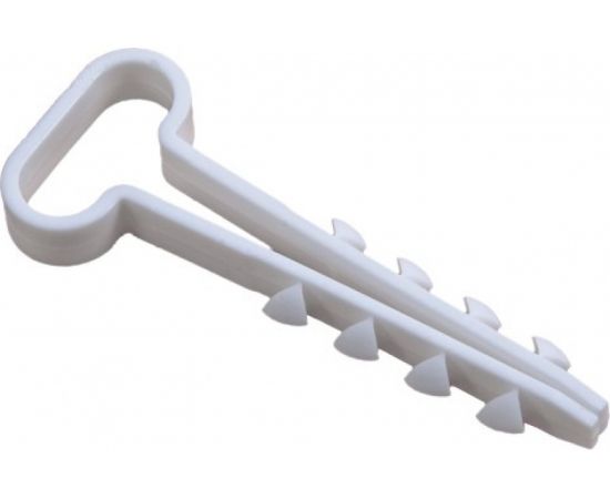 Дюбель-хомут для плоского кабеля Урал пак белый 5-10 100 шт. АЭ-5059010-100-р 