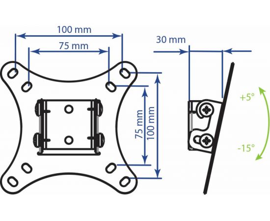 TV кронштейн Kromax VEGA 6 new black 24044 – изображение 12