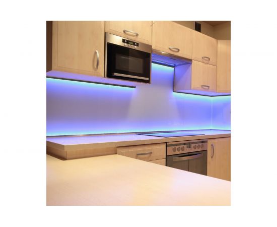 Накладной П-образный алюминиевый профиль для ленты Apeyron черный, 1м, ширина ленты до 10мм, комплект 08-05-ЧБ – изображение 12