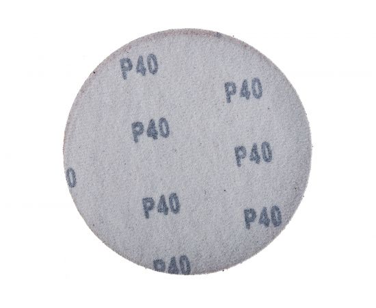 Круг шлифовальный на липучке (50 шт; 125 мм; P40; без отверстий) Orientcraft OCV125222P40 – изображение 2