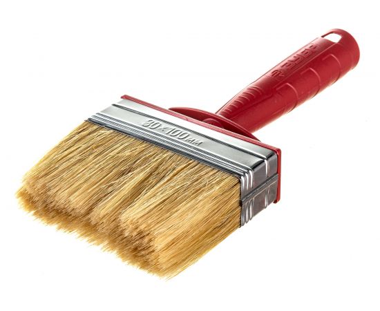 Кисть-макловица, светлая натуральная щетина, 30x100мм Зубр ""УНИВЕРСАЛ - МАСТЕР"", ""КМ-25"" 01825-10 – изображение 2