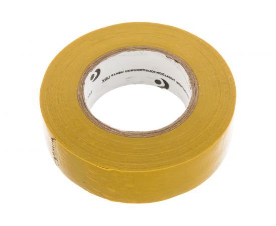 Клейкая изоляционная лента РемоКолор ПВХ, желтая, 19 мм х 20 м 49-9-024 – изображение 2