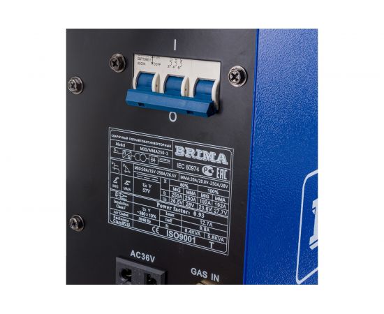 Сварочный полуавтомат Brima MIG/ММА-250-1 380В 0008991 – изображение 2