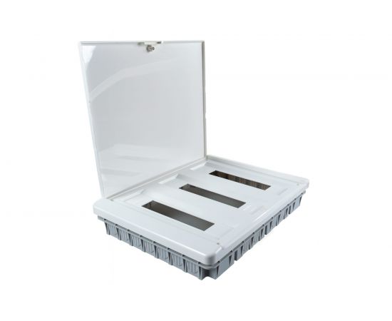 Щит Tekfor встраиваемый 54 мод. IP41, непрозрачная белая дверца BVN 40-54-1 01-02-085 – изображение 2