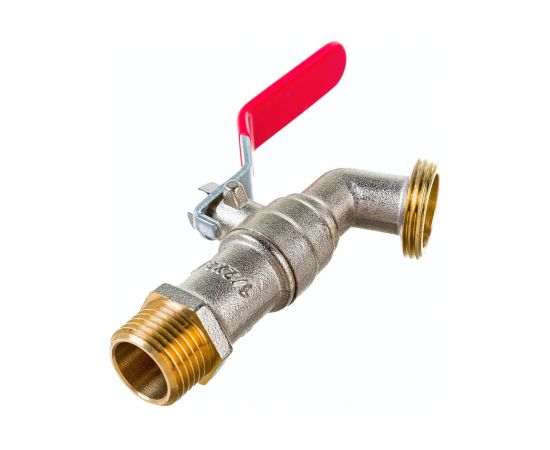 Шаровой садовый кран Профитт 1/4 оборотов, НР, 1/2х3/4 2104213 – изображение 2