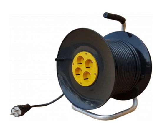 Удлинитель на пластиковой катушке Voltroom ПВС 2*1,5-50 16А, 220В – изображение 2