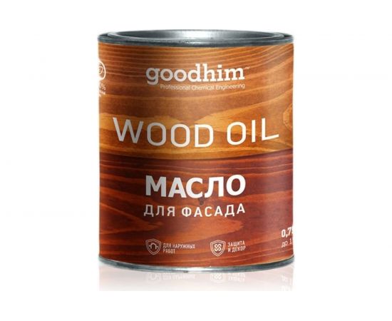 Масло для фасада Goodhim, белое, 0,75 л. 75032 – изображение 2