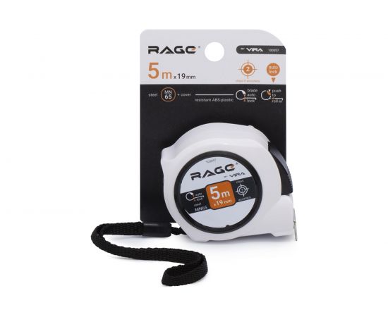 Рулетка VIRA by RAGE автостопор 5 м х 19 мм 100057 – изображение 2