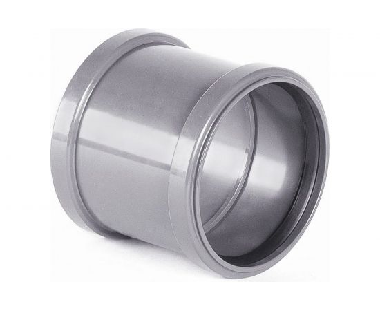 Соединительная муфта ХЕМКОР НПВХ, внутренняя канализация, 50 мм 2391033 – изображение 2