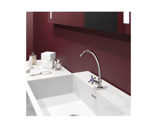 Смеситель для умывальника/мойки Mixline 1/2 керамика, моно без подводки ML09-05 522154 – изображение 2