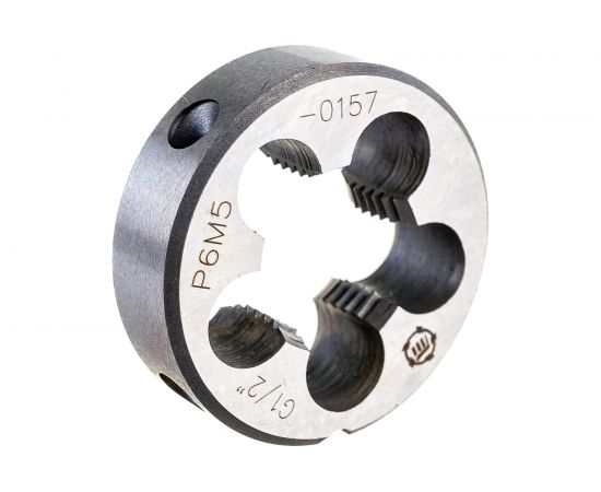 Плашка, трубная цилиндрическая G 1/2 дюйма Р6М5 ТМ Туламаш 143398 – изображение 3