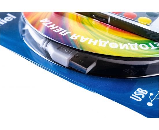 Светодиодная лента Uniel 3M/RGB/1.5M/USB/RC IP20 RUA02C24 блистер ULS-U12 UL-00007534 – изображение 3