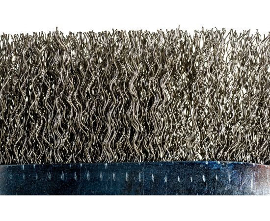 Щётка с пластиковой рукояткой, щетина из нержавеющей стали Дело техники 270251 – изображение 3