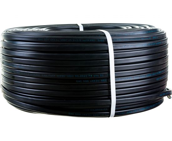 Алюминиевый кабель АВВГ-П ККЗ 3x2,5 кв.мм 200 м ГОСТ 01-8755 – изображение 3