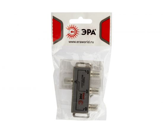 Делитель ЭРА ТВ х 3 под F разъем, 5-1000 МГц, simple DSF02 Б0048321 – изображение 3