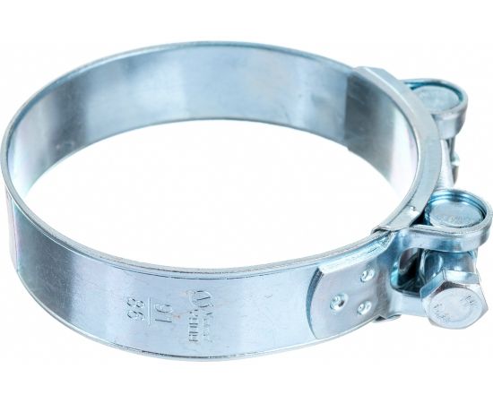 Силовой хомут Nord-Yada Д: 86-91 мм, Ш: 24 мм, Т: 1.5 мм, болт: М8х70, оцинкованная сталь 906002 – изображение 3