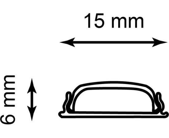 Алюминиевый профиль FERON гибкий накладной, серебро, CAB264 10361 – изображение 4