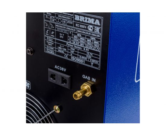 Сварочный полуавтомат Brima MIG/ММА-250-1 380В 0008991 – изображение 4