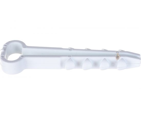 Дюбель-хомут для плоского кабеля Урал пак белый 5-10 100 шт. АЭ-5059010-100-р – изображение 4