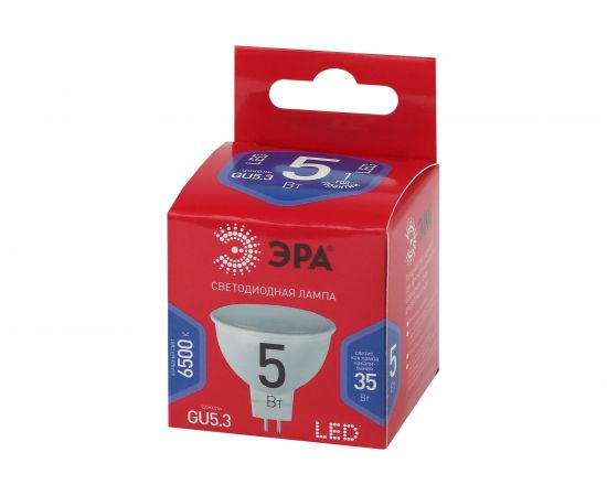 Светодиодная лампа ЭРА LED MR165W865GU5.3 R, софитная, 5Вт, холодный, GU5.3 Б0045349 – изображение 4