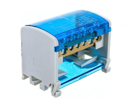 Шина на DIN-рейку в корпусе (кросс-модуль) STEKKER 2x7 L+PEN LD505-207 39680 – изображение 4