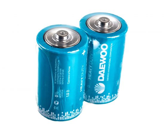 Солевая батарейка DAEWOO R20 Heavy Duty 2021 2S 5029453 – изображение 4