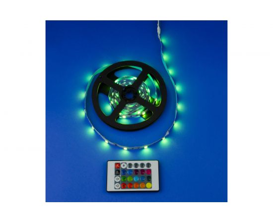 Светодиодная лента Uniel 3M/RGB/1.5M/USB/RC IP20 RUA02C24 блистер ULS-U12 UL-00007534 – изображение 4